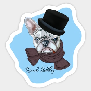 French Bulldog Dad Sticker